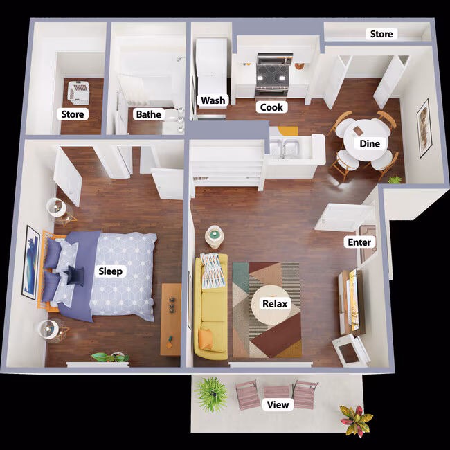 The Palm 0603 floor plan